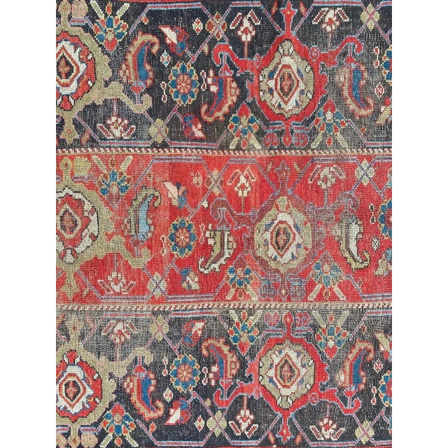 Antique Wool Malayer Runner For Sale - Image 4 of 16