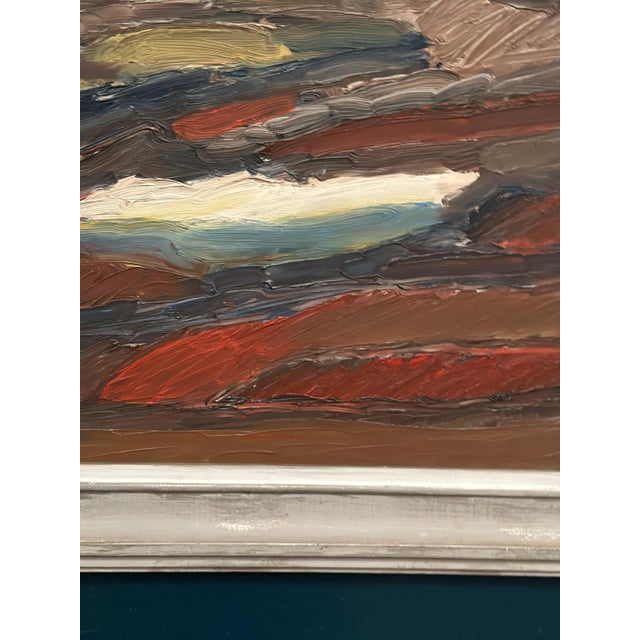Thage Carlson, Rustic Landscape, 1960s, Oil on Panel For Sale - Image 11 of 18