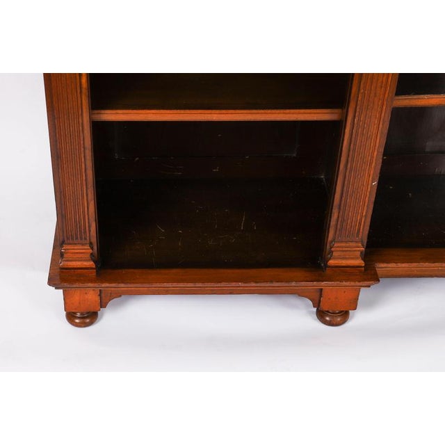 Antique Victorian Ormolu-Mounted Walnut Open Bookcase, 19th Century For Sale - Image 14 of 16