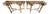 Venetian Polychrome and Giltwood Consoles in the style of Lacca Povera, 1790, Set of 2 For Sale