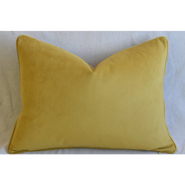 Boho Chic Leopard Spot Safari Velvety Cotton Feather/Down Pillows - Pair For Sale - Image 9 of 10