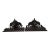 Carved Wooden Anglo-Indian Shelf Featuring an Elephant Head Motif. For Sale