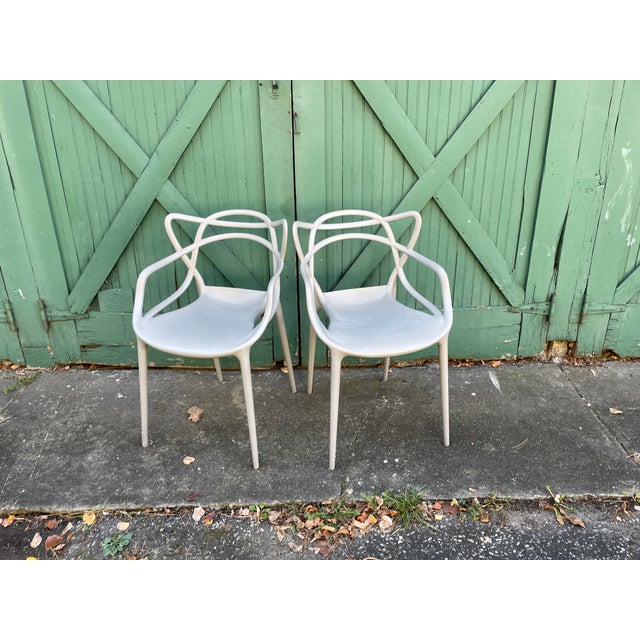 Kartell Philippe Starck With Eugeni Quitllet Masters Chairs - a Pair For Sale - Image 10 of 13