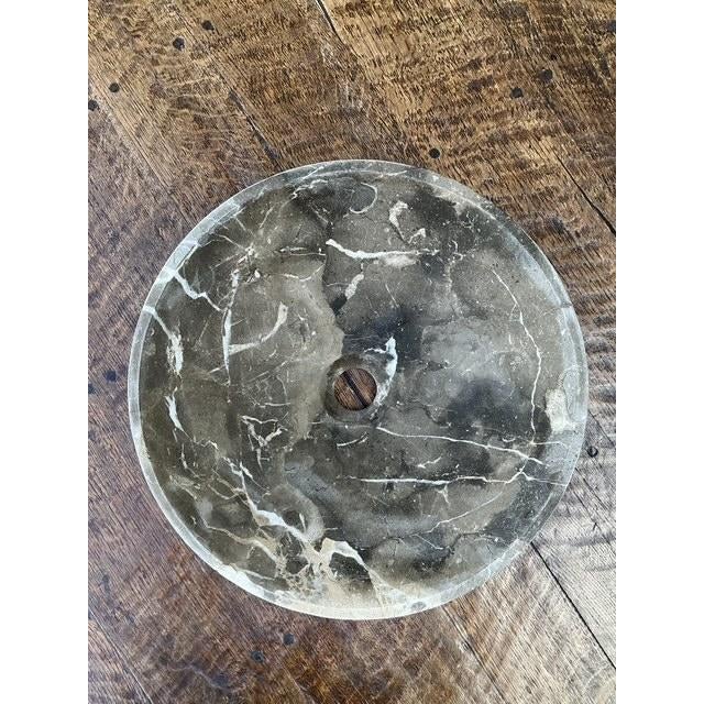 Vintage Grey Stone Sink For Sale In West Palm - Image 6 of 12