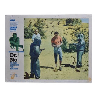 James Bond 007 Dr. No Original Lobby Card, UK, 1962 For Sale
