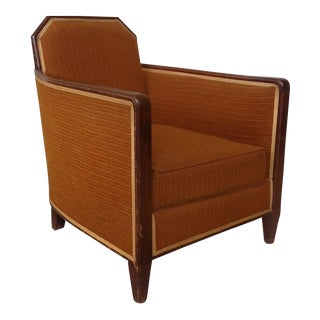 1940s French Club Chair For Sale