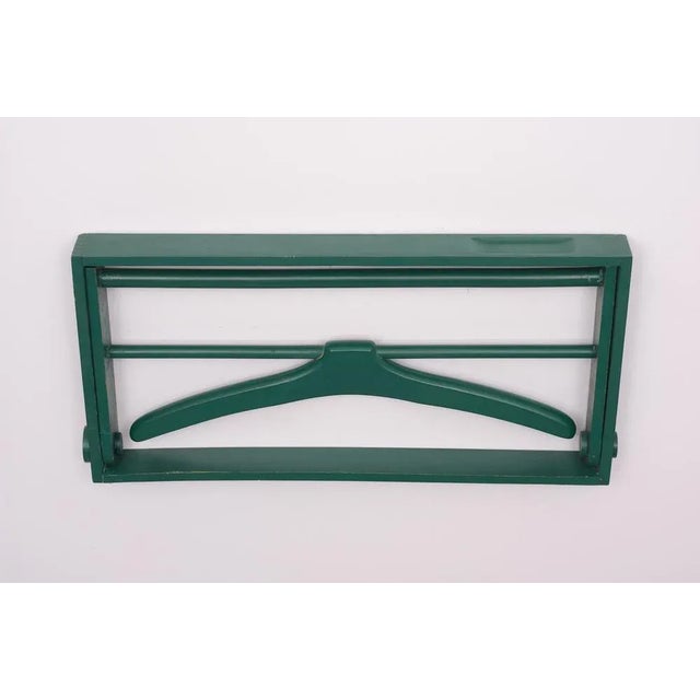 Mid-Century Modern Scandinavian Folding Out Wall Valet, 1960s For Sale - Image 3 of 8