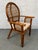 Wood Vintage Boho Wicker Rattan and Bamboo Dining Set For Sale - Image 7 of 14