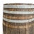 Rustic Vintage Wood & Iron Barrel For Sale - Image 3 of 4
