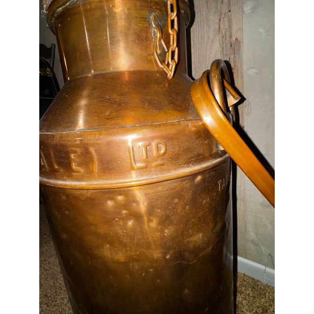 Vintage Copper Dairy Vessel Collection, 5-Piece Decorative Farmhouse Set For Sale - Image 9 of 12