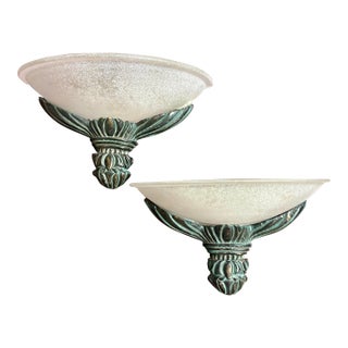 Pair of Danish Art Deco Wall Sconces For Sale