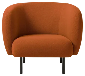 Cape Lounge Chair in Terracotta by Warm Nordic