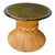 Mid-Century Modern Vintage Gabriella Crespi Style Pencil Reed & Rattan Hourglass Side Table For Sale - Image 3 of 11