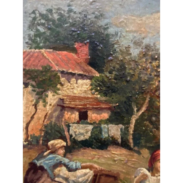 Pietro Colonna, Neapolitan School Country Scene, 21st Century, Oil on Canvas For Sale - Image 3 of 11