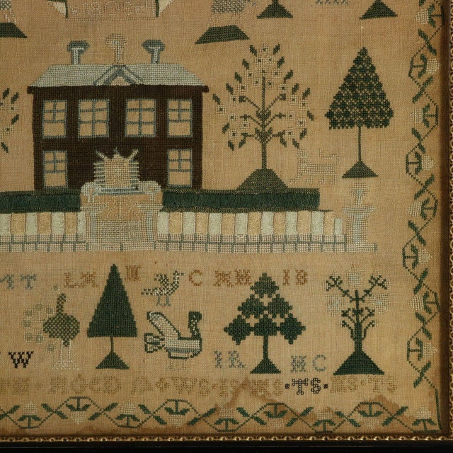 Antique Scottish Sampler, c.1840, by Helen Smith For Sale - Image 4 of 18