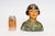 Vintage Chinoiserie Asian Chalkware Bust of a Woman After Esther Anna Hunt For Sale In New York - Image 6 of 15