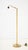 1950s 1950s Mid-Century Modern Solid Brass Swing Arm French Floor Lamp For Sale - Image 5 of 12
