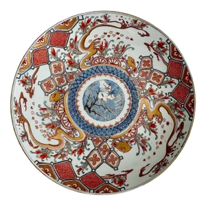 Large Japanese Imari Porcelain Charger
