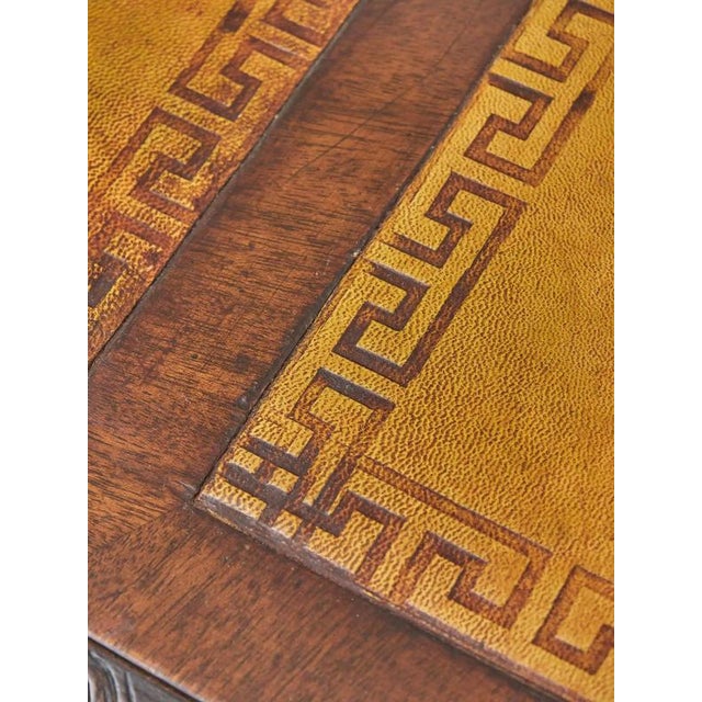 Antique Large Carved Chappendale Writing Desk For Sale - Image 9 of 14