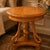 Almond Handmade Wooden Side Table With Glass Top, Carved Wood End Table, Luxury Bedside Table, Vintage Accent Table, Solid Wood Nightstand Decor For Sale - Image 8 of 9