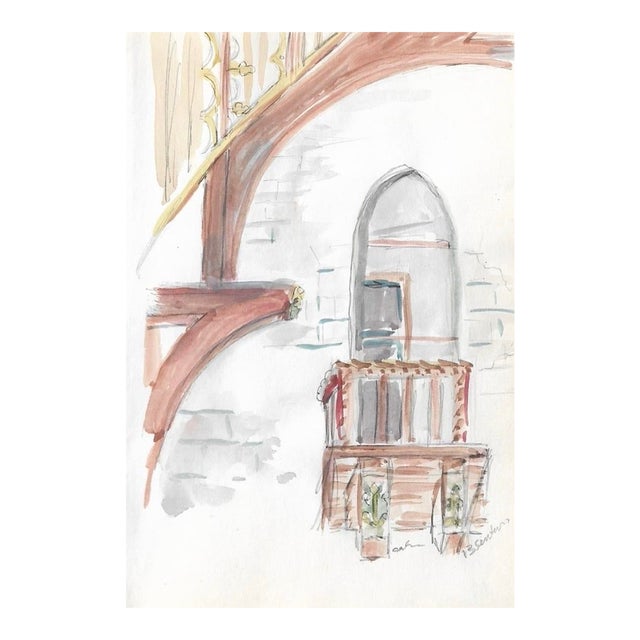 Myriam Cahn European Architectural Painting For Sale
