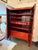 Design Plus Gallery presents a Antique Red Lacquered Chinese Cabinet. This extra large stunner has five shelves, two...