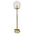 Space Age Bubble Glass and Brass Floor Lamp, Czechoslovakia, 1970s For Sale - Image 13 of 13