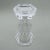 Transparent Biedermeier-Style Crystal Vase For Sale - Image 8 of 8