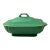 1940s Homer Laughlin Riviera Jade Green Covered Casserole Dish For Sale