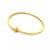 Contemporary Tiffany & Co T1 Bracelet 18k Yellow Gold Wide Hinged Narrow Bangle For Sale - Image 3 of 5