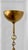 Italian Handblown Faux Alabaster Glass Pendant Light With Brass Chain & Fittings – 9" Glass Shade For Sale - Image 15 of 16