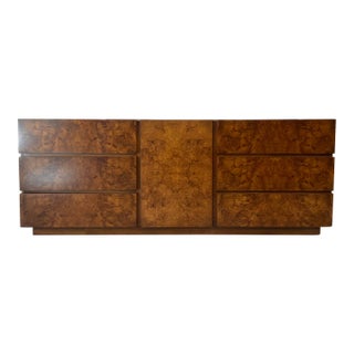 1970s Vintage Lane Burlwood Dresser For Sale