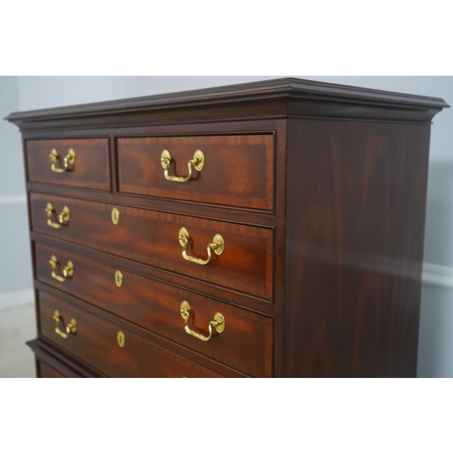 Councill Craftsmen Mahogany 8 Drawer Dresser For Sale In Philadelphia - Image 6 of 14