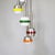 Pendant Lights in White and Colored Plastic from Stilnovo, 1960s, Set of 5 For Sale - Image 12 of 14