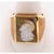 Metal 14 Karat Yellow Gold Mother of Pearl Cameo Contemporary Ring For Sale - Image 7 of 11