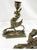 Early 19th Century Neo Classical Brass Chimera Candle Sticks For Sale - Image 9 of 12