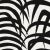 Contemporary Sample - Schumacher Zebra Palm Indoor/Outdoor Fabric in Black For Sale - Image 3 of 5