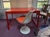 Vintage Dining Table With Extender Leaf Circa 1970s After Baughmann Style For Sale In Philadelphia - Image 6 of 18