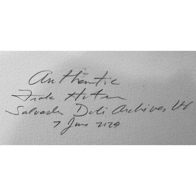 1970s 1970s Dali Conquest Cosmos Last Comer Last Planet H/Sig Numb Dali Archives Certified For Sale - Image 5 of 5