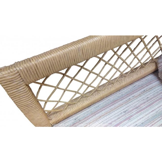 Woven Wicker Rattan Sleeper Sofa by Henry Link Chairish