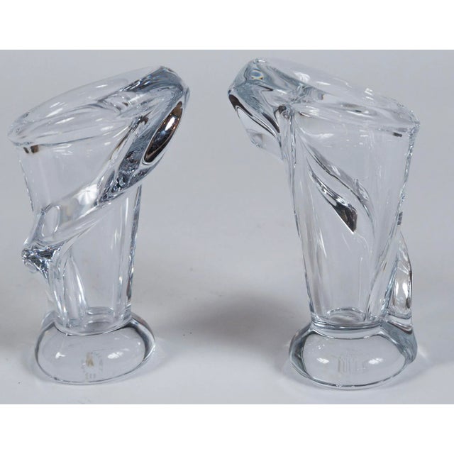 Glass Glass Vases, Art Vannes, France, 1950's - a Pair For Sale - Image 7 of 11