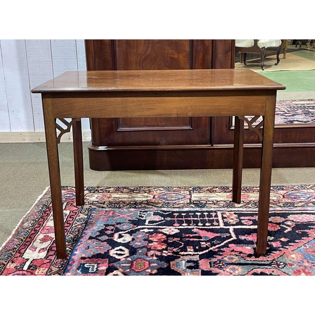 English Mahogany Coffee Table, 1930s For Sale - Image 10 of 14