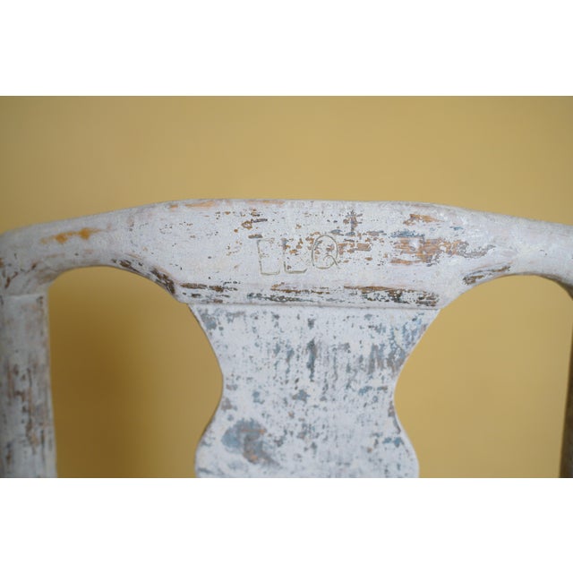 18th Century Swedish Rococo Side Chairs - Set of 2 For Sale - Image 13 of 14
