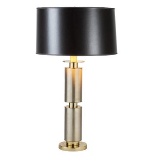 Laurel Lighting | Large Brushed Aluminum Table Lamp For Sale