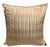 Brunschwig & Fils Brunschwic & Fils Plaid Silk Stripe Designer Down Pillow For Sale - Image 4 of 7
