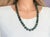 2020s Natural Seraphinite & Freshwater Pearl Necklace, Sterling Silver Seraphinite Clasp, Statement Gemstone Necklace For Sale - Image 5 of 7