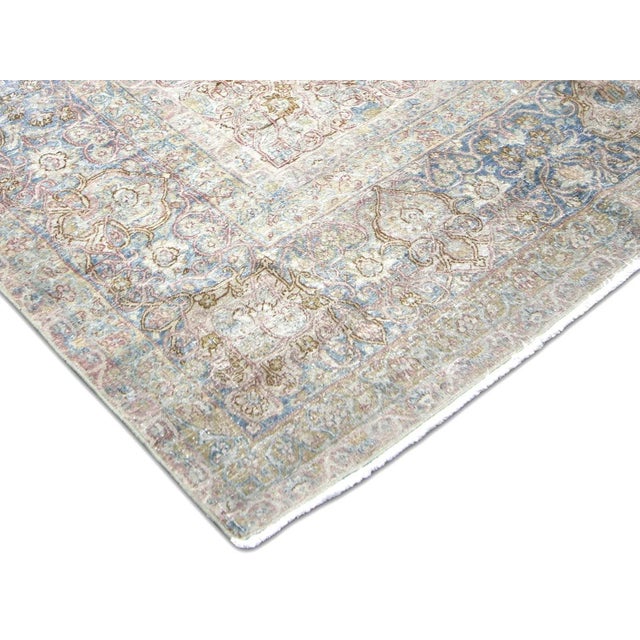 Transitional 1940s Persian Kerman Rug For Sale - Image 3 of 7
