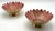 Pair of Boho Brass & Pink Enameled Lotus Bowls by Sarreid Ltd. For Sale - Image 4 of 9