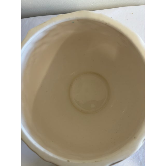 Vintage Lefton Majolica Style Canister With Liid For Sale - Image 9 of 12