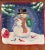 Textile Vintage Snowman Needlepoint Pillow Cover For Sale - Image 7 of 7